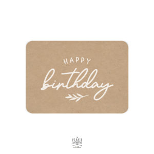 Carte d'anniversaire “Happy Birthday”